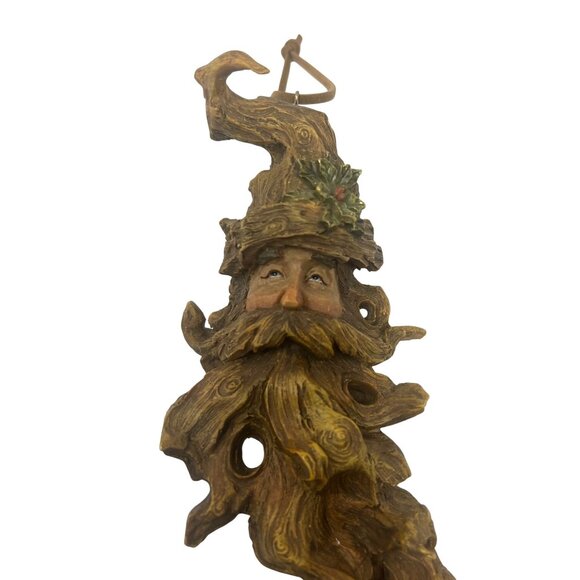 Rustic Woodland Santa Ornament - Vintage - Picture 5 of 6